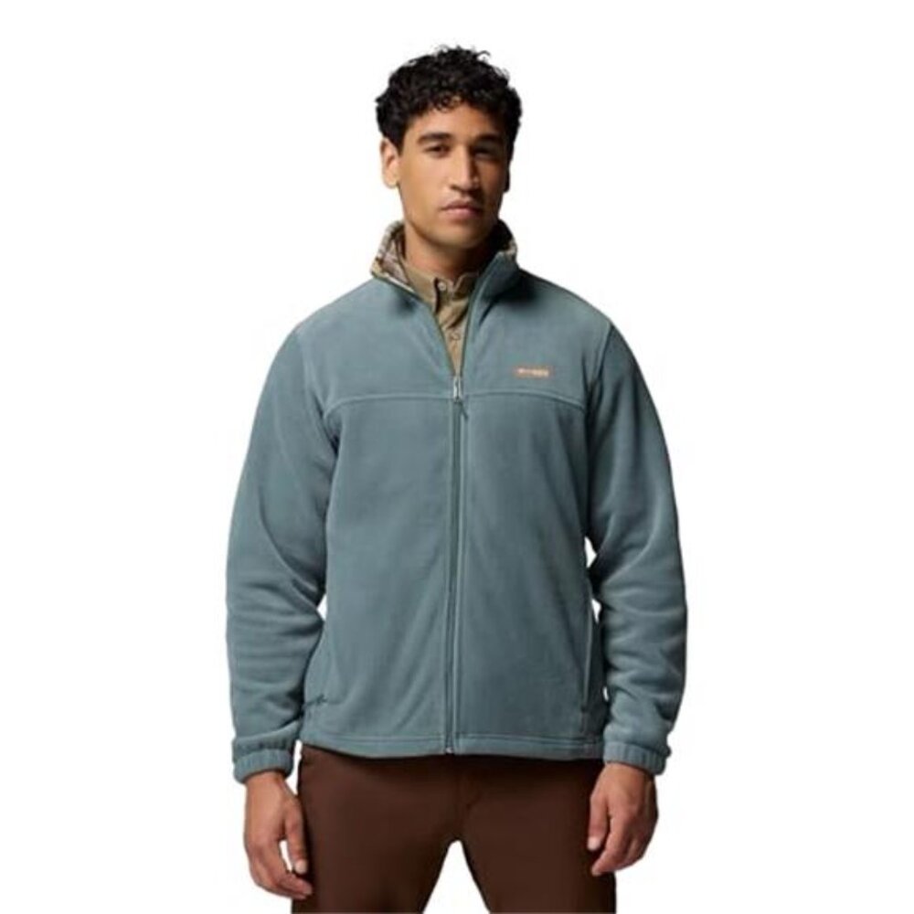 Men Fleece Jacket Full Zip Soft Warm Outdoor Coat Casual Huntin